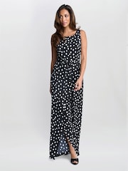 Gina Bacconi Jolie Spot Black Jumpsuit - Image 3 of 6