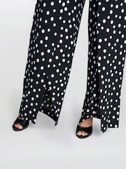 Gina Bacconi Jolie Spot Black Jumpsuit - Image 4 of 6