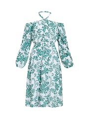 Gina Bacconi Green Ryan Off Shoulder Midi Dress - Imagen 5 de 5