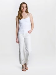 Gina Bacconi White Vest With Bra Shelf - Image 2 of 4