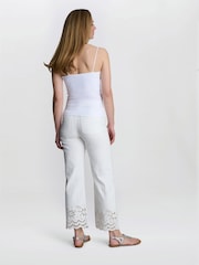 Gina Bacconi White Vest With Bra Shelf - Image 4 of 4