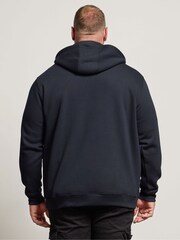 BadRhino Big & Tall Blue Zip Through Hoodie - Image 3 of 6