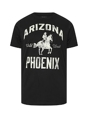 BadRhino Big & Tall Black Arizona Pheonix T-Shirt - Image 1 of 2