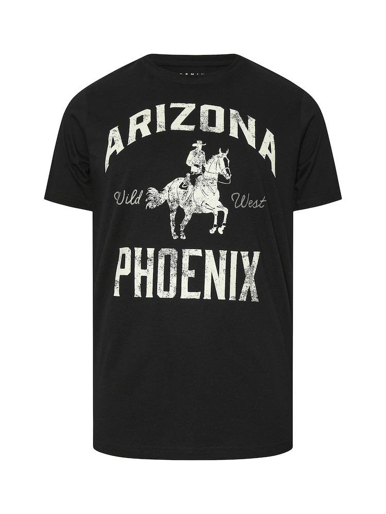 BadRhino Big & Tall Black Arizona Pheonix T-Shirt - Image 1 of 2