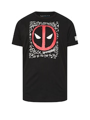 BadRhino Big & Tall Black Deadpool T-Shirt - Image 1 of 2