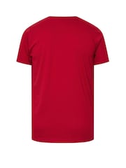 BadRhino Big & Tall Red Camper T-Shirt - Image 7 of 7