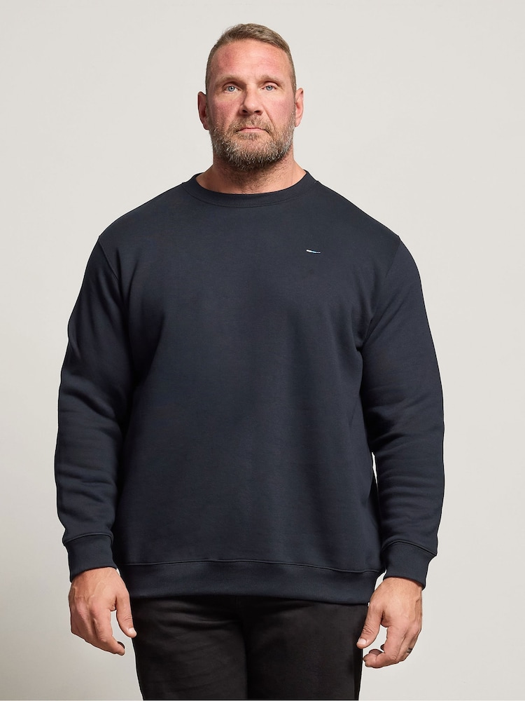 BadRhino Big & Tall Blue Sweatshirt - Image 1 of 6 BadRhino Big & Tall Blue Sweatshirt - Image 1 of 6