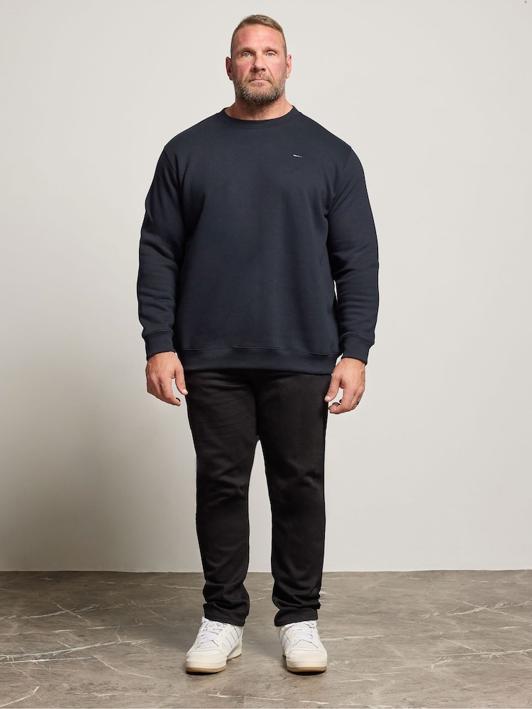 BadRhino Big & Tall Blue Sweatshirt - Image 2 of 6 BadRhino Big & Tall Blue Sweatshirt - Image 2 of 6