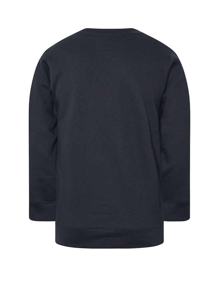 BadRhino Big & Tall Blue Sweatshirt - Image 6 of 6 BadRhino Big & Tall Blue Sweatshirt - Image 6 of 6
