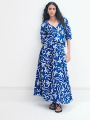 Hush Printed Balloon Sleeve Blouse - Imagem 1 de 6