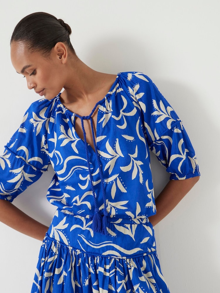 Hush Printed Balloon Sleeve Blouse - Imagem 2 de 6