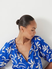 Hush Printed Balloon Sleeve Blouse - Imagem 4 de 6
