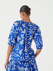 Hush Printed Balloon Sleeve Blouse - Imagem 5 de 6