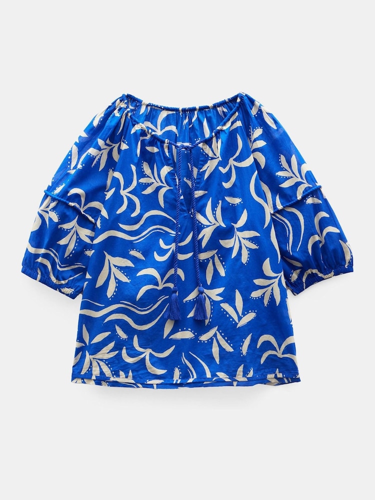 Hush Printed Balloon Sleeve Blouse - Imagem 6 de 6