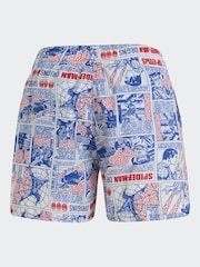 adidas Blue Marvel Spider-Man Rashguard Swim Shorts - Image 2 of 5
