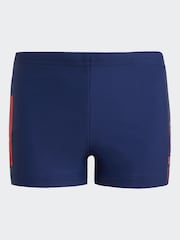 adidas Blue Marvel Spider-Man Rashguard Swim Shorts - Image 1 of 5