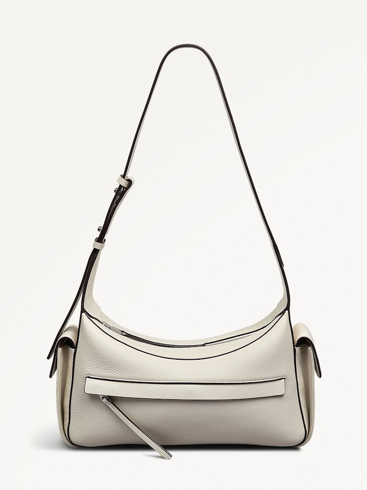 Radley Small Natural The Fitzrovia Zip Top Shoulder Bag - Image 1 of 4