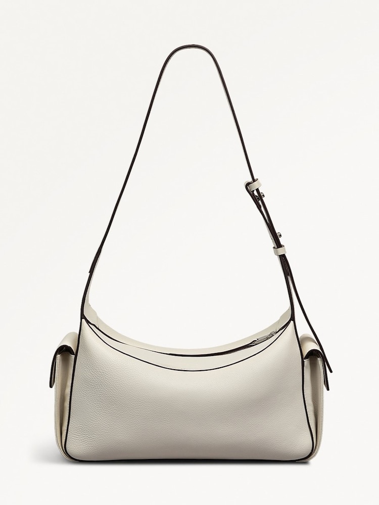 Radley Small Natural The Fitzrovia Zip Top Shoulder Bag - Image 2 of 4