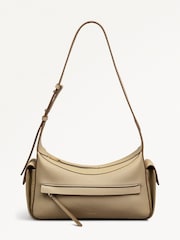 Radley Small Cream The Fitzrovia Zip Top Shoulder Bag - Image 1 of 4
