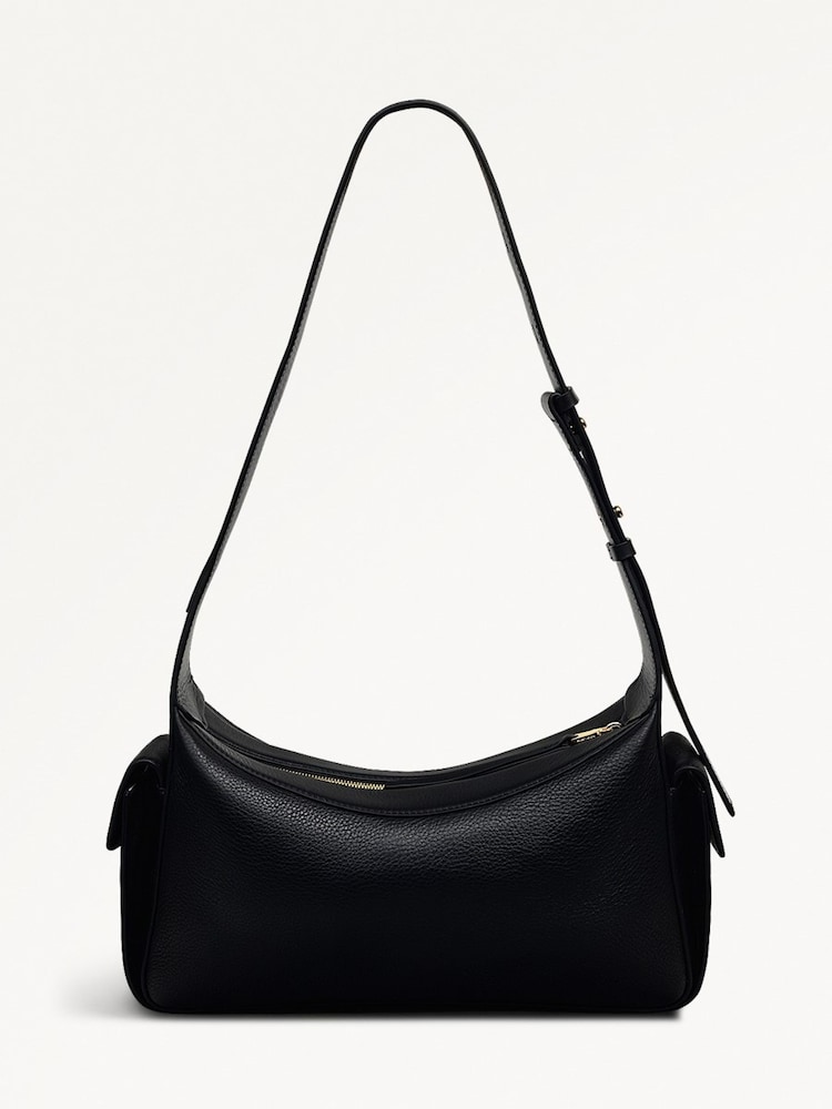 Radley Small The Fitzrovia Zip Top Shoulder Black Bag - Image 2 of 4