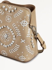 Radley Small Cream Dukes Place Broder Compartment Cross-Body Bag - Image 4 of 4