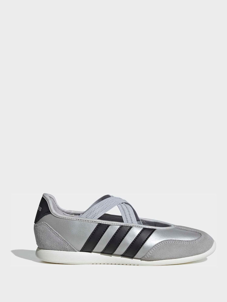 adidas Grey Barreda Mary Jane Trainers - Image 1 of 9