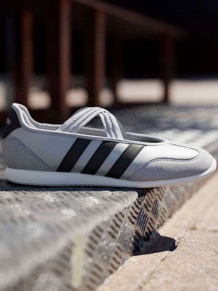 adidas gazelle silver green womens Adidas Women's Ghost Sprint Ballet Ice Lavender / Ice Lavender / Gum Slip  On Sneakers main image 0