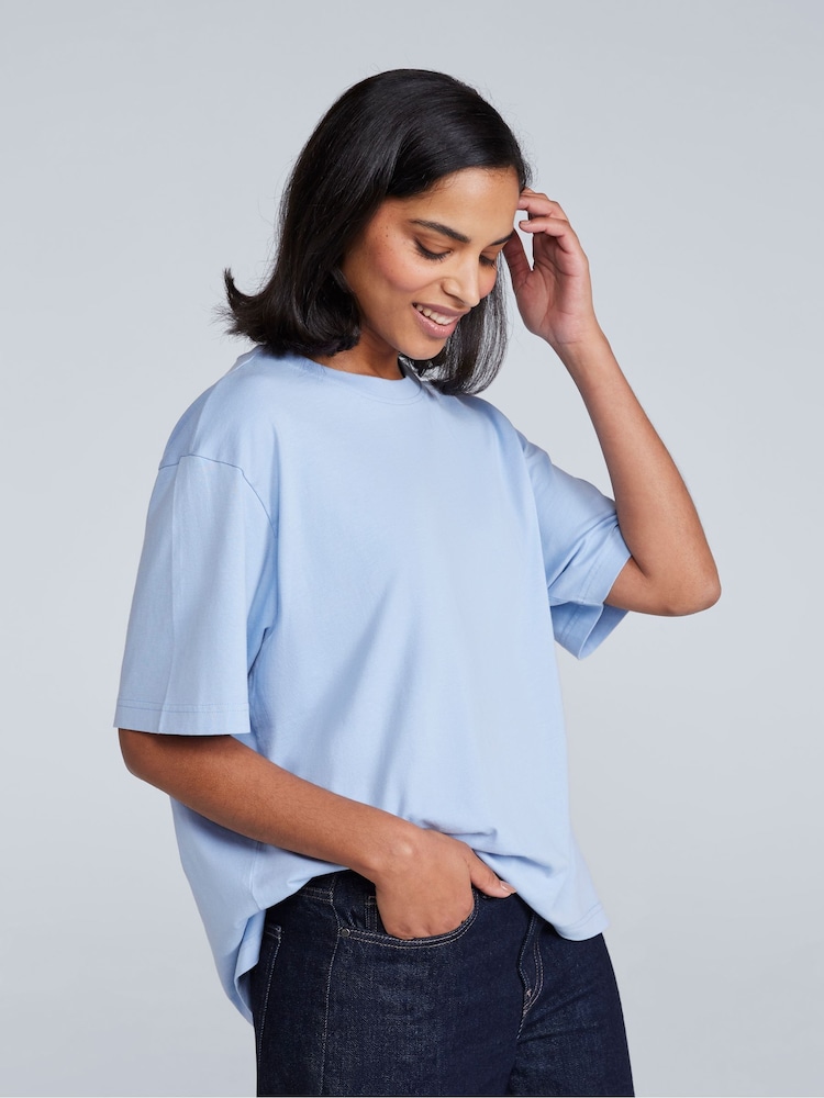 Animal Light Blue Womens Relaxed Fit Idol T-Shirt - Image 4 of 4 Animal Light Blue Womens Relaxed Fit Idol T-Shirt - Image 4 of 4