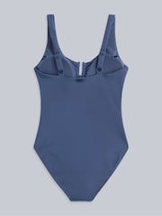 Animal Blue Womens Florence Quick Drying UV Rib Swimsuit - Image 5 of 9