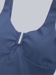 Animal Blue Womens Florence Quick Drying UV Rib Swimsuit - Image 9 of 9