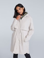 Animal Cream Womens Eden Water Resistant Mac Coat - Image 1 of 10