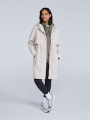 Animal Cream Womens Eden Water Resistant Mac Coat - Image 3 of 10
