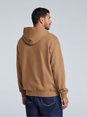 Natural - Animal Mens Icon Drop Shoulder Hoodie - Imagem 2 de 4