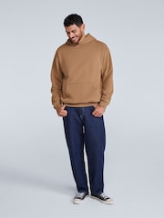 Natural - Animal Mens Icon Drop Shoulder Hoodie - Imagem 3 de 4