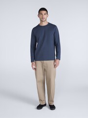 Animal Blue Mens Otis Long Sleeve T-Shirt - Image 2 of 10