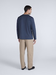 Animal Blue Mens Otis Long Sleeve T-Shirt - Image 3 of 10