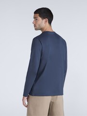 Animal Blue Mens Otis Long Sleeve T-Shirt - Image 4 of 10