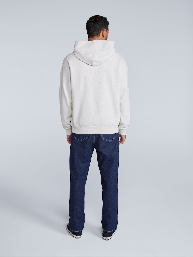 Animal White Mens Icon Drop Shoulder Hoodie - Image 4 of 4