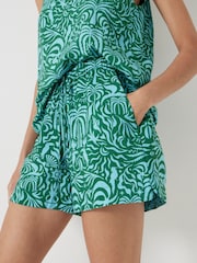 Hush Green Margot Pull On Shorts - Image 4 of 6