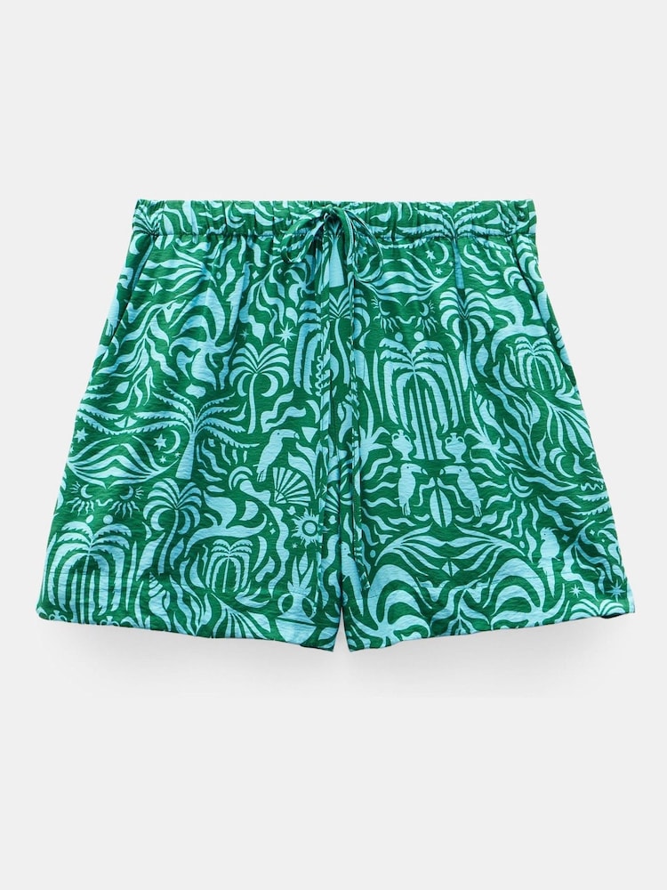 Hush Green Margot Pull On Shorts - Image 6 of 6