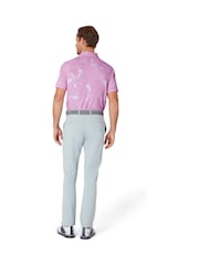 Callaway Apparel Pink Kick Flip Print Polo Shirt - Image 3 of 6