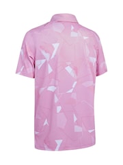 Callaway Apparel Pink Kick Flip Print Polo Shirt - Image 6 of 6