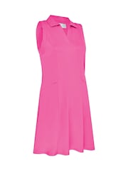 Callaway Apparel Pink Flounce Dress with Mesh - Image 5 of 6