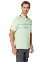 Callaway Apparel Green Roadmap Chev Polo Shirt - Imagen 2 de 5