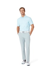 Callaway Apparel Blue Kaleidoscope Chev Polo Shirt - Imagen 1 de 5