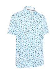 Callaway Apparel Crab Novelty White Polo Shirt - Image 5 of 6