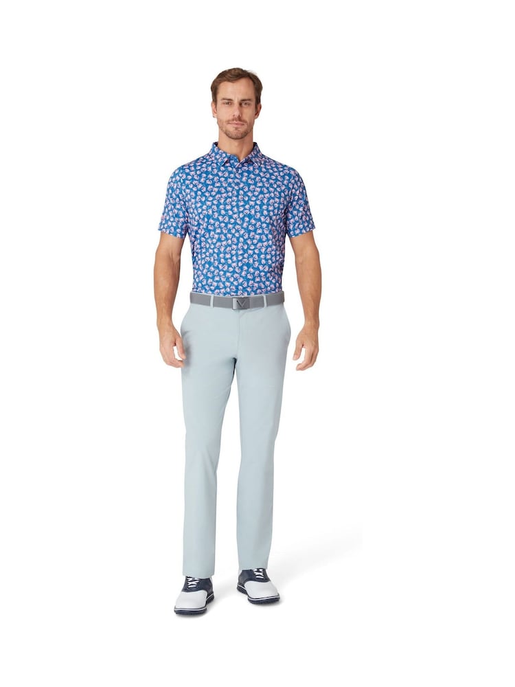 Callaway Apparel Blue Crab Novelty Polo Shirt - Image 1 of 5