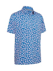 Callaway Apparel Blue Crab Novelty Polo Shirt - Image 4 of 5