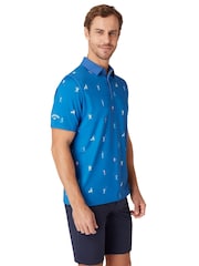 Callaway Apparel Blue Time Lapse Polo Shirt - Image 1 of 5