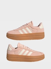 adidas Light Pink VL Court Bold Trainers - Image 12 of 16